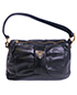 Nappa Bow Shoulder Bag, front view